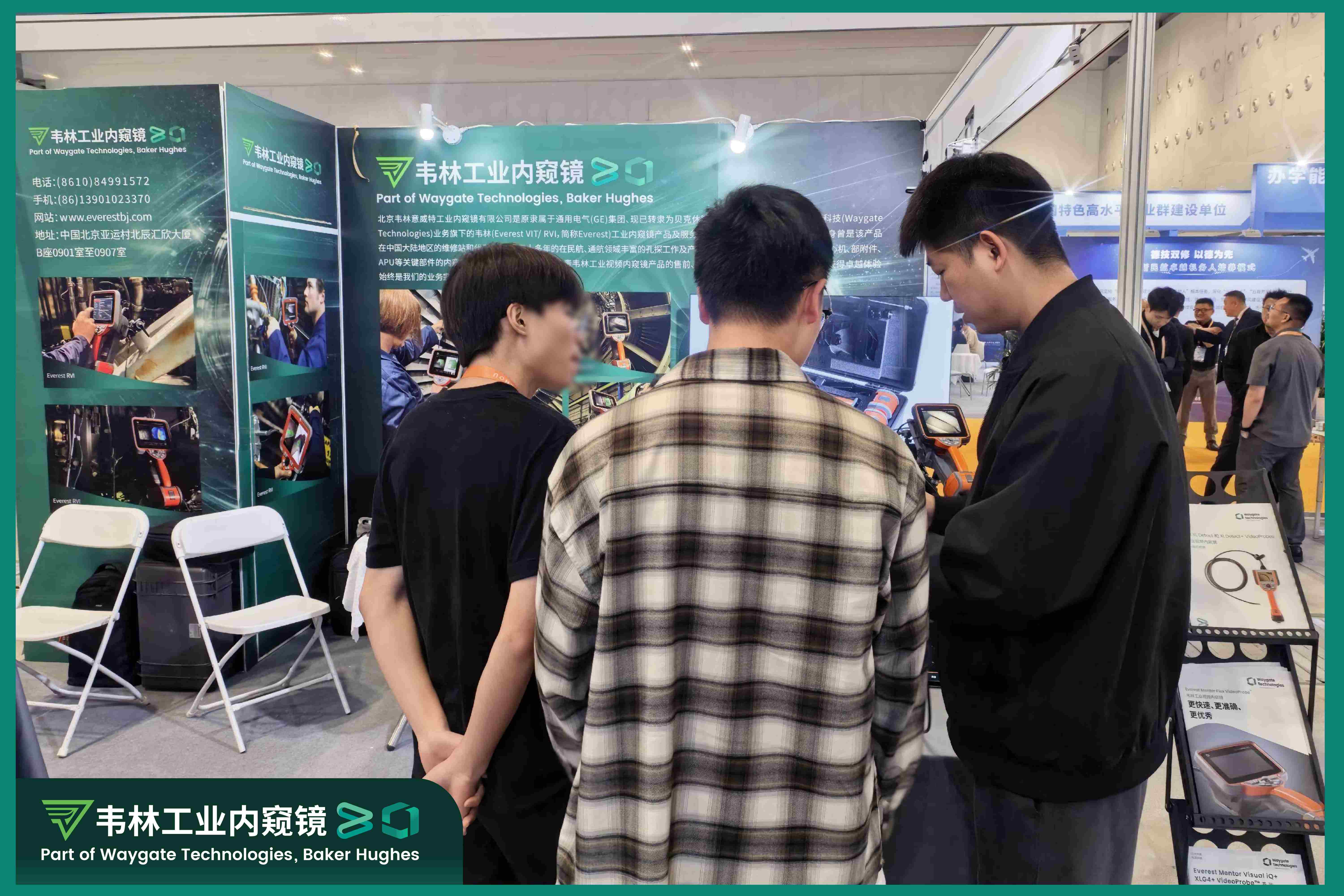 韋林工業(yè)內(nèi)窺鏡展位現(xiàn)場講解與互動